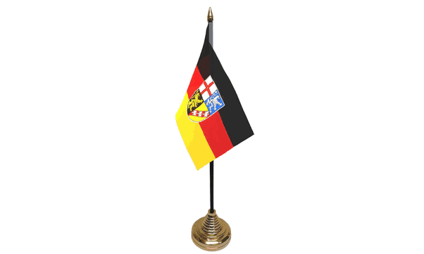Saarland Table Flags